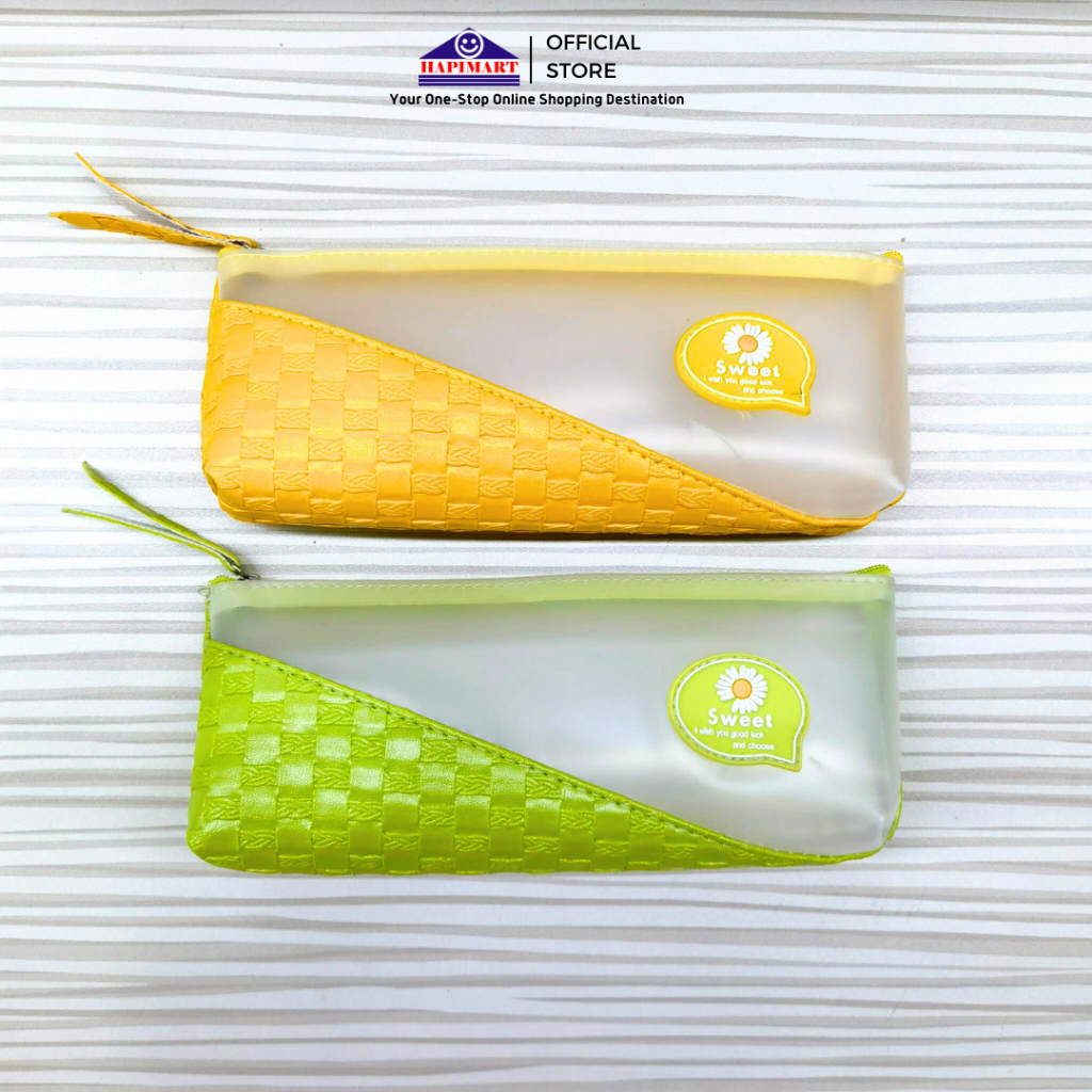 

Tempat Pensil Anak Perempuan Motif Anyaman Daisy/Kotak Pensil Import