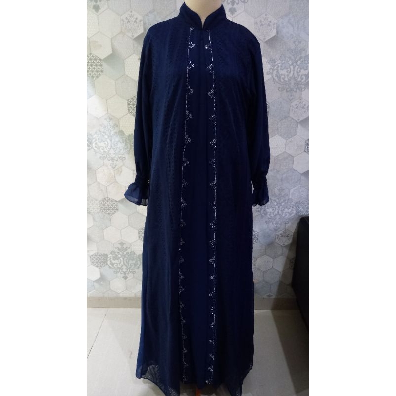 gamis brukat kombinasi