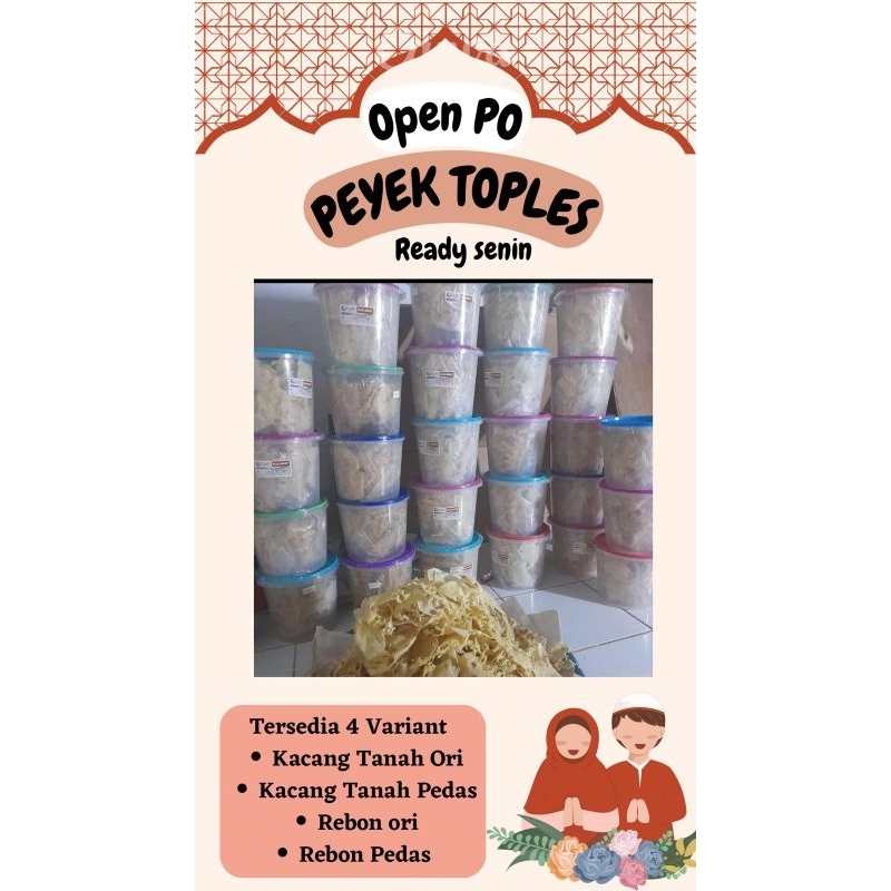 

Peyek kriuk toples 5L