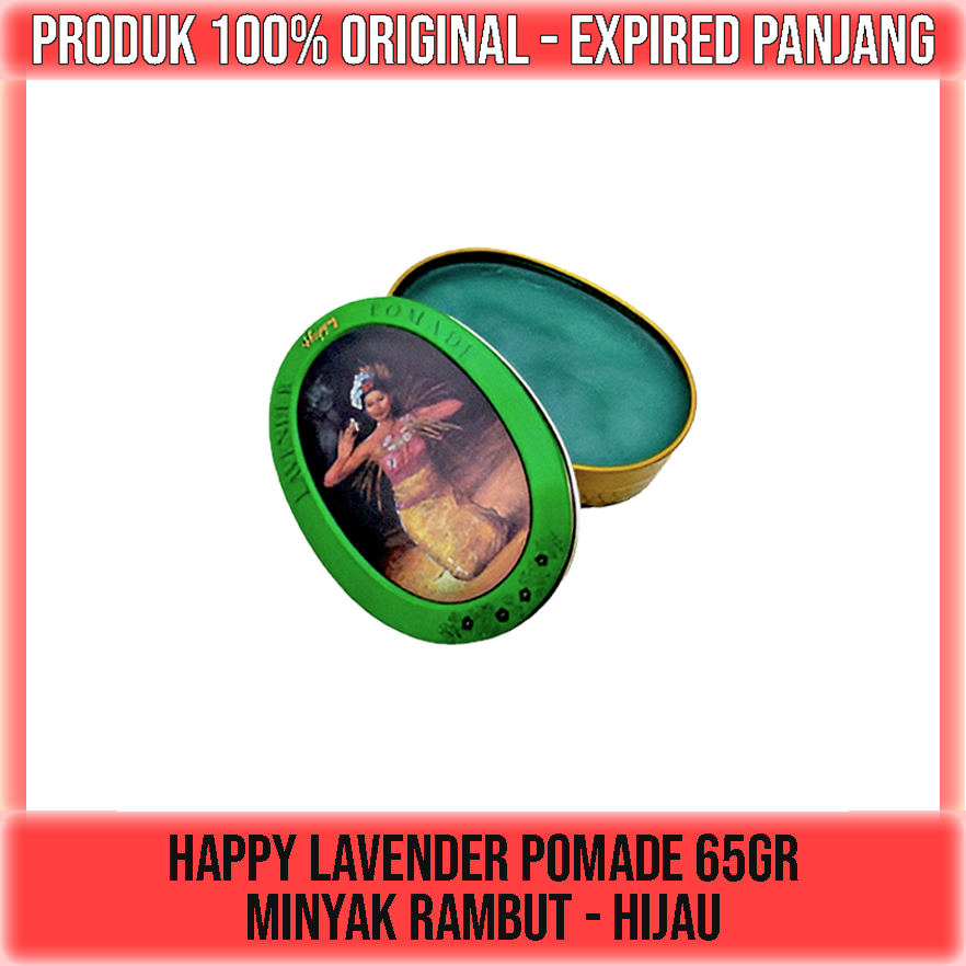 Happy Lavender Pomade 65gr - Minyak Rambut Lavender