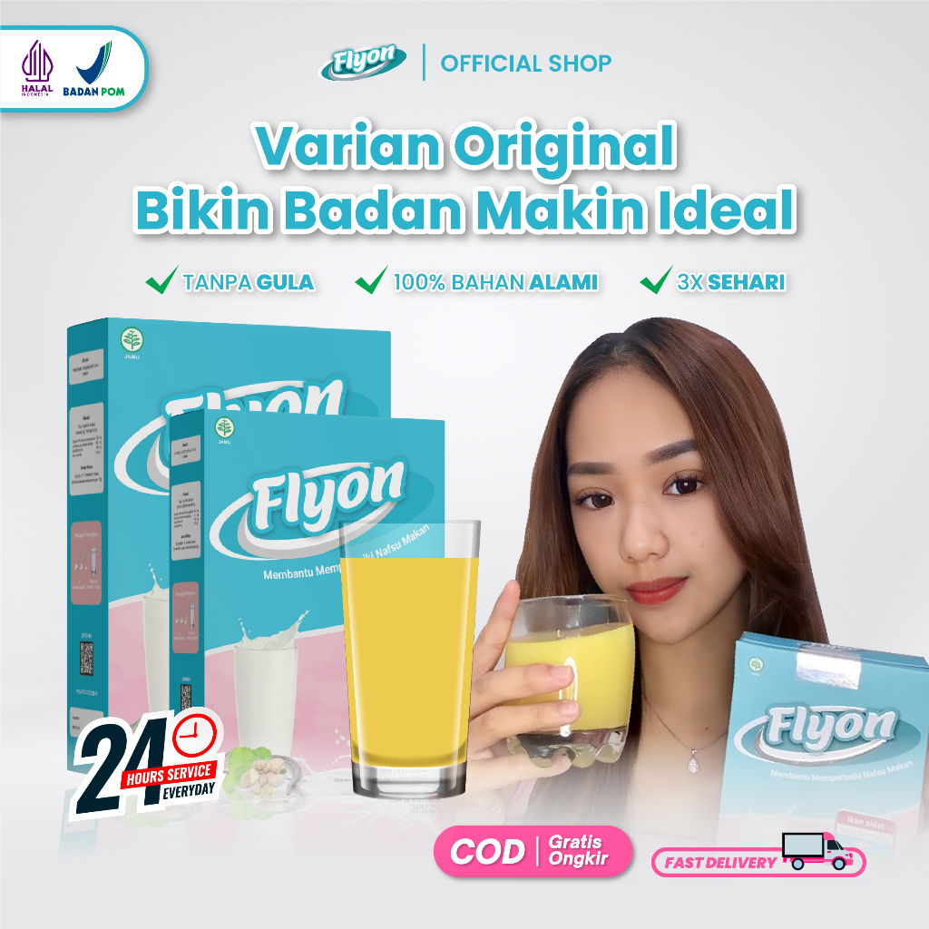 Susu Flyon Original Susu Penggemuk Badan Penambah Berat Badan Original