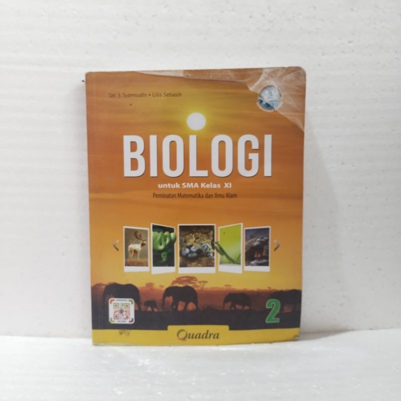 BUKU PELAJARA SMA  BIOLOGI KELAS 2 SMA QUADRA