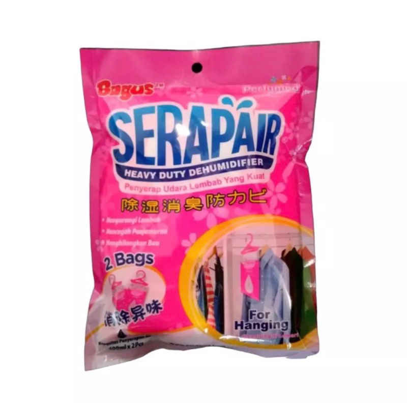 Bagus Serap Air 400 ml x 2 Hanger Serap Bau