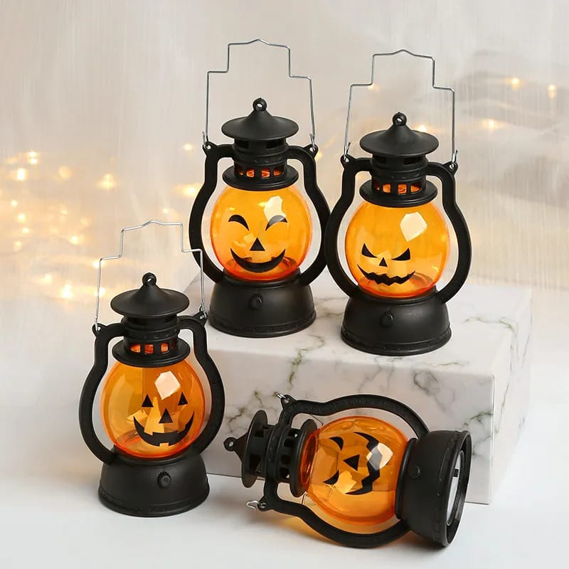 LED Halloween Pumpkin Ghost Lanterns Decorations Lampu Dekorasi Lampion Pesta Besar Perayaan