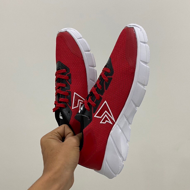 SEPATU SPORT OLAHRAGA PRIA SEVSPO RENGGOKU RUNNING RED WHITE ORIGINAL 100% SEPATU SPORT PRIA