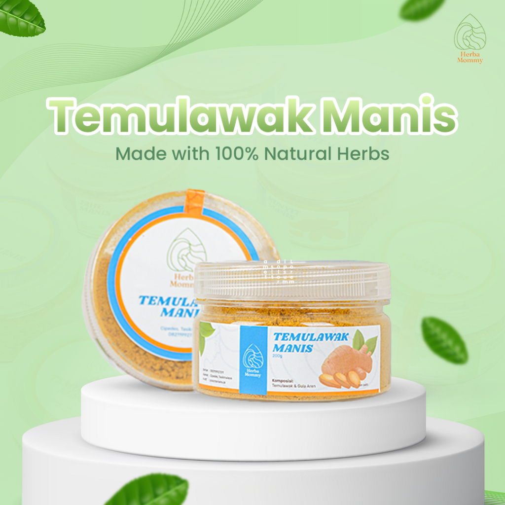 

Temulawak Manis, Temulawak bubuk, Temulawak Instan Herba Mommy