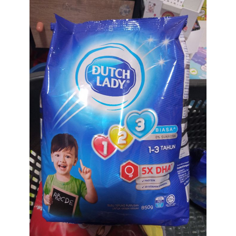 Susu dutch lady 123 biasa Malaysia