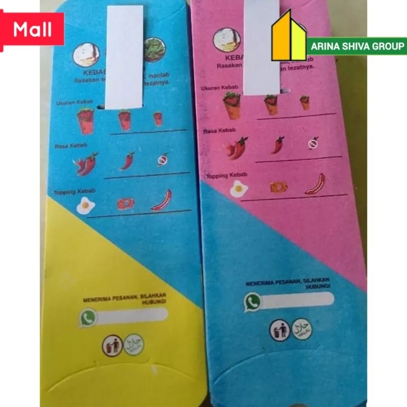 

100 LEMBAR KERTAS KEBAB TARIKAN UKURAN 24 × 9,2 CM HIGH QUALITY PAPER CRAFT TEBAL PRODUK TERBARU | KOTAK KEBAB KEKINIAN | DUS KEBAB VIRAL TIKTOK | KEMASAN KEBAB KEKINIAN | BOX KEBAB 100 PCS MURAH VIRAL | ARINA SHIVA GROUP 6164