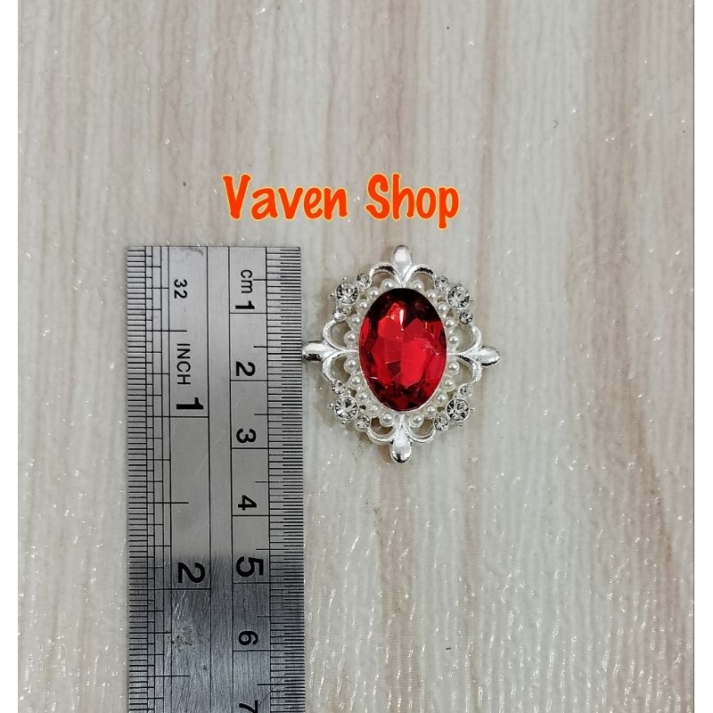 Aplikasi Kristal Akrilik Oval