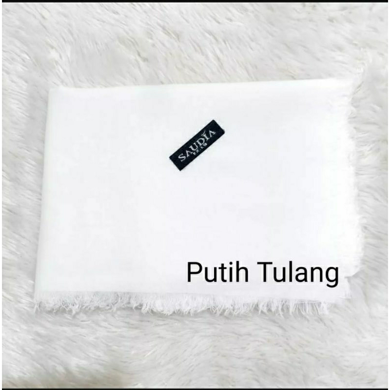 GRATIS ONGKIR JILBAB SAUDIA RAWIS HIJAB SEGIEMPAT RAWIS KERUDUNG SEKOLAH SAUDIA WARNA PUTIH TULANG