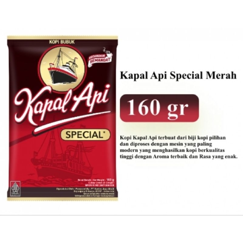 

Kapal Api special merah 160gr