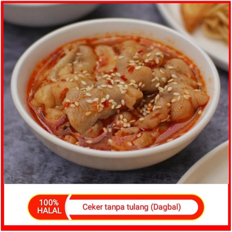 

Ceker tanpa tulang(dagbal) Korea pedas 150gr