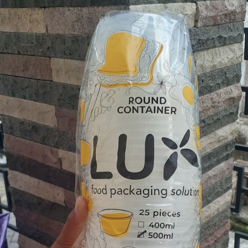 

Thinwall Bulat 500 ML Lux / Mangkok Plastik / Round Container 500 ML