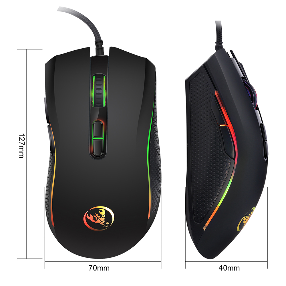 iFeelTech - HXSJ A869 WIRED GAMING MOUSE RGB MOUSE GAMING