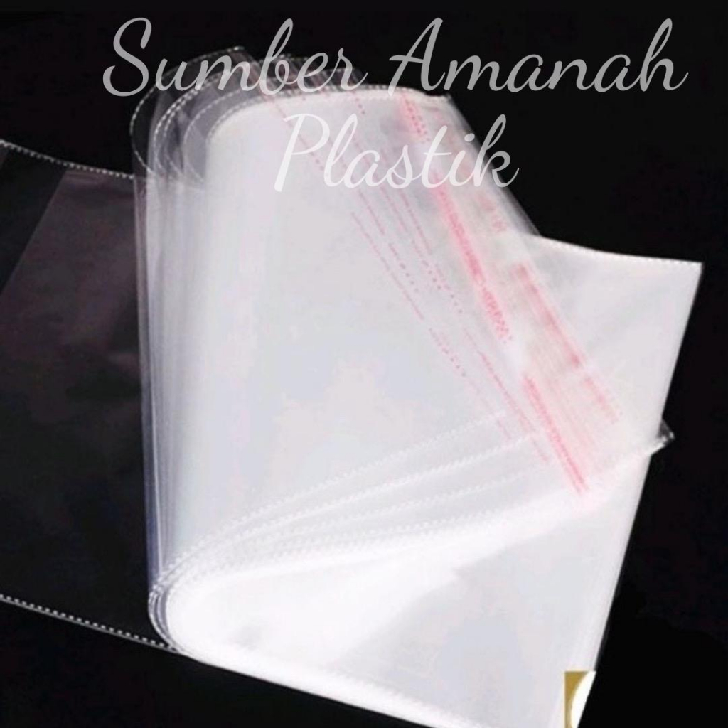Plastik Opp Lem Baju Isi:100pcs Plastik Baju UKURAN:25X35 opp kemasan Packing baju bening plastik Ba