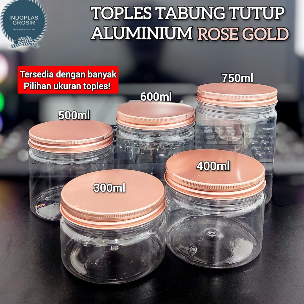 TOPLES TABUNG TUTUP ALUMINIUM / TOPLES PLASTIK TUTUP ALUMINIUM 300ML 400ML 500ML 600ML 750ML 1000ML 1300ML