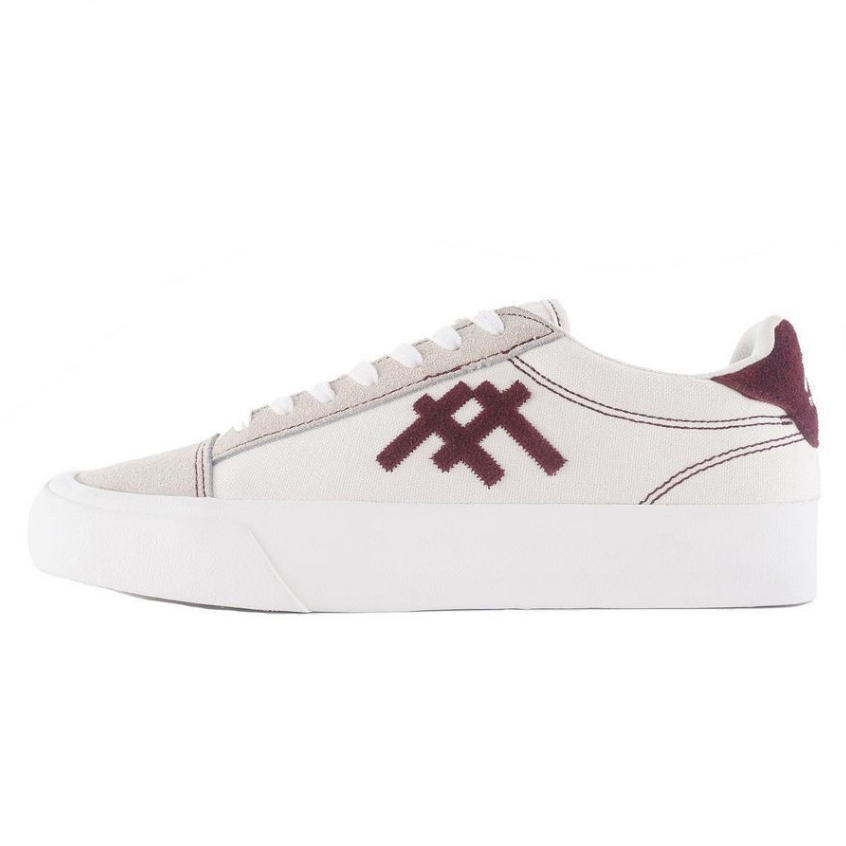 MOOS FOOTWARE OX WAVE OFF WHITE/PORT ROYALE ORIGINAL SEPATU C=ASUAL SEPATU PRIA SEPATU WANITA BISA C