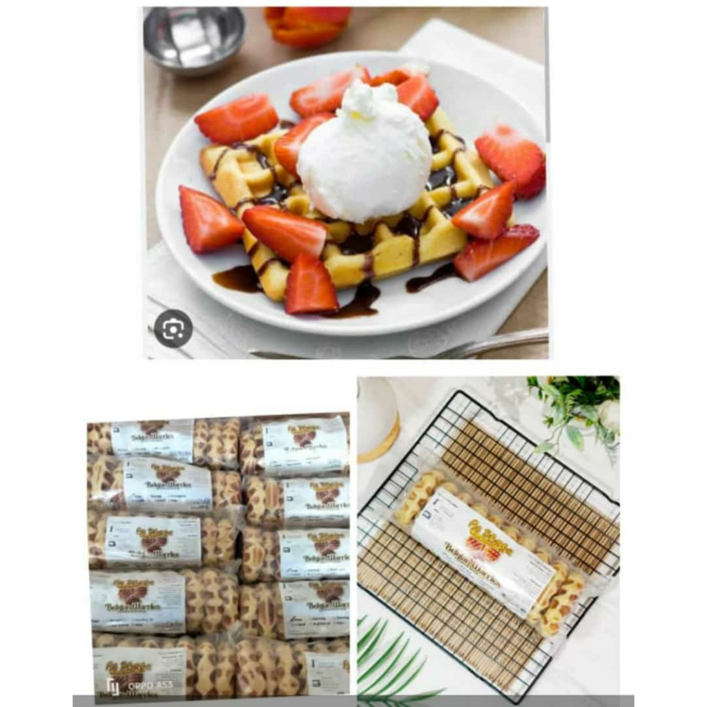 

Ready wafel plain mini asofa belgian plain isi 10pc