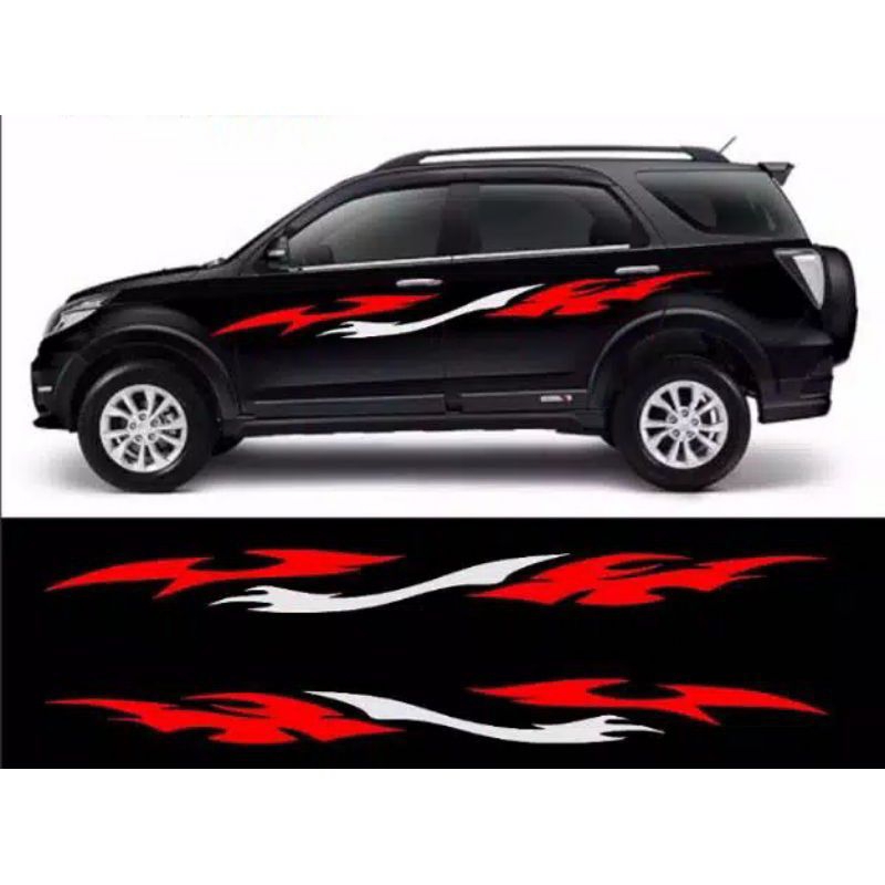 stiker mobil rush mobil Terios stiker cutting