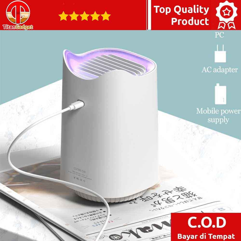 Lampu LED UV Anti Nyamuk Mosquito Killer Lamp USB Power - 208 Titangadget