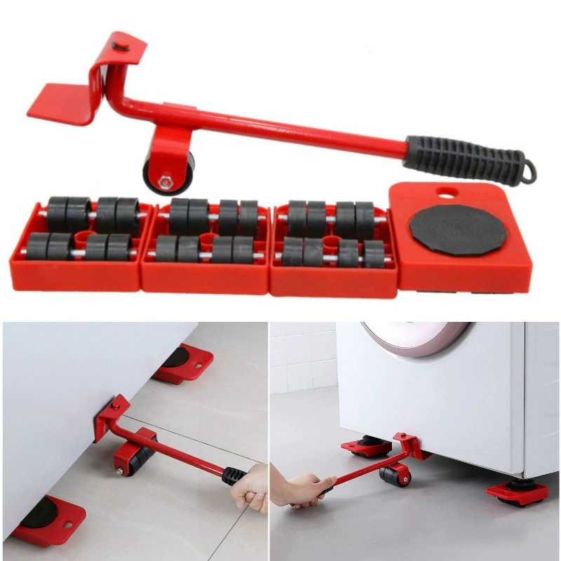 Alat Angkut Angkat Pindah Barang Furniture Lifter Carrier Wheel Bar Mover - FTS30 Titangadget