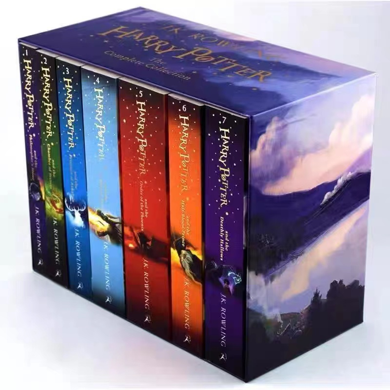 1 Set Harry Potter box english 8 books buku