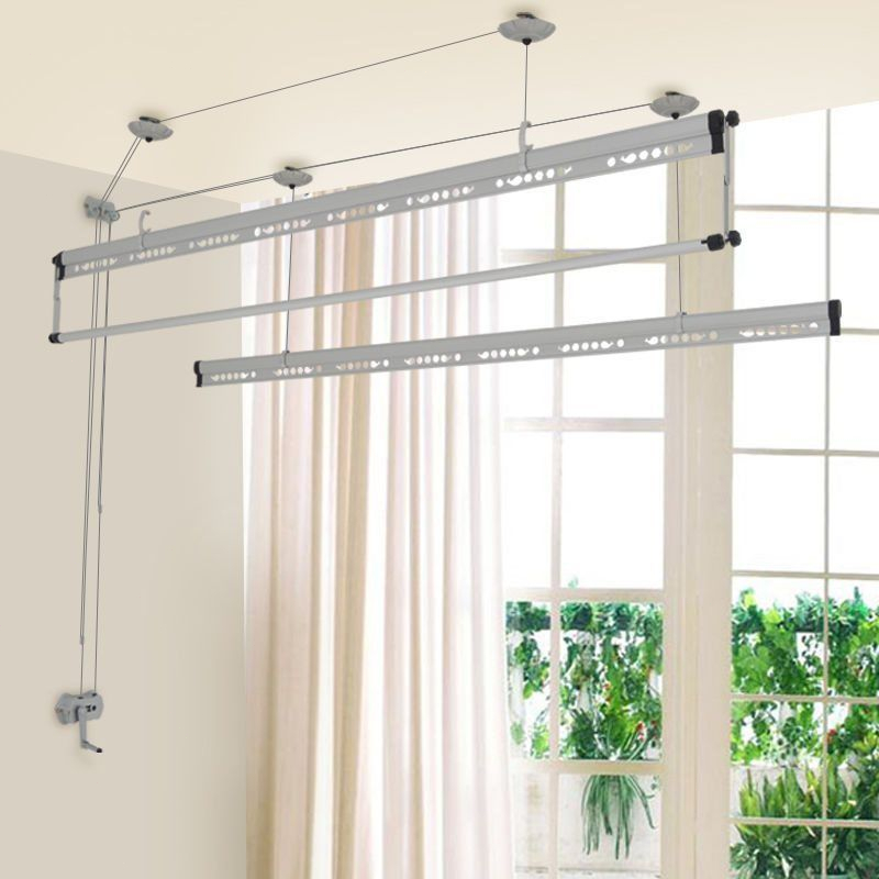 Jemuran Baju Lifting Alumunium Jemuran Langit Clothes Rack Lifting