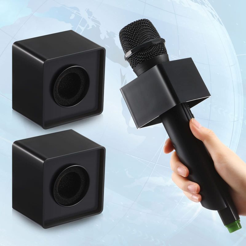 Mic Flag Mic Interview Cube Logo Flag Station Mic Holder Mic Reporter Microphone Holder