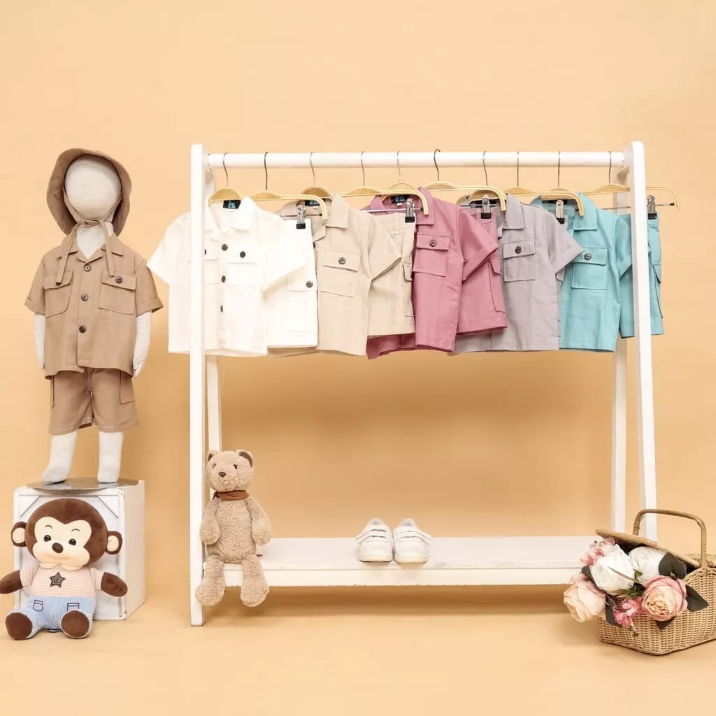 STELAN BAJU SAFARI ANAK 1-8 TAHUN