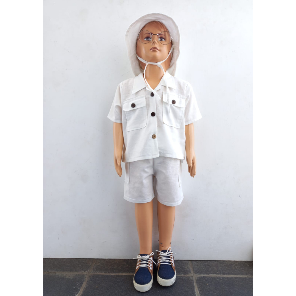 STELAN BAJU SAFARI ANAK 1-8 TAHUN