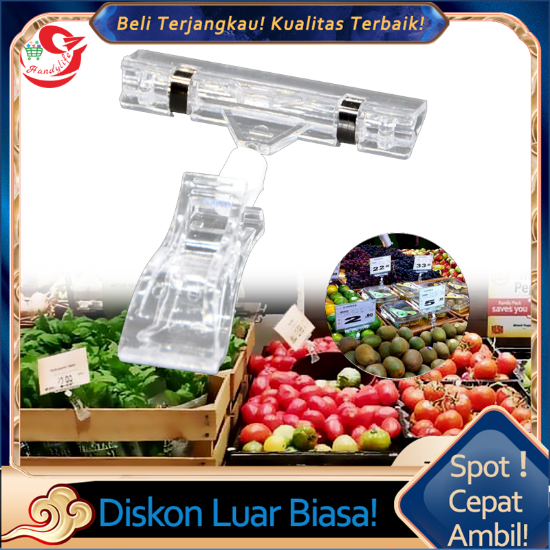 

5pcs Jepitan Promo Tag Price Holder Penjepit Label Papan Tag