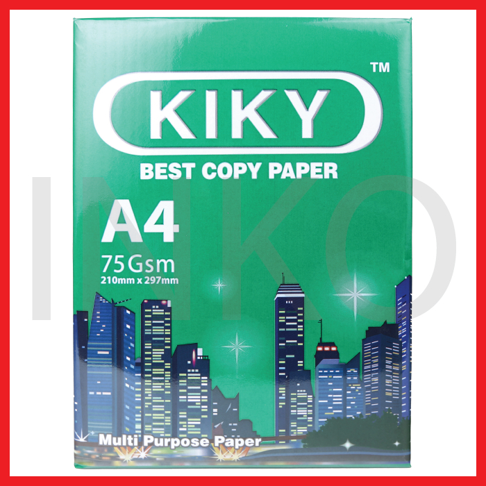 

KIKY A4 COPY PAPER 75 GSM 500SHEETS