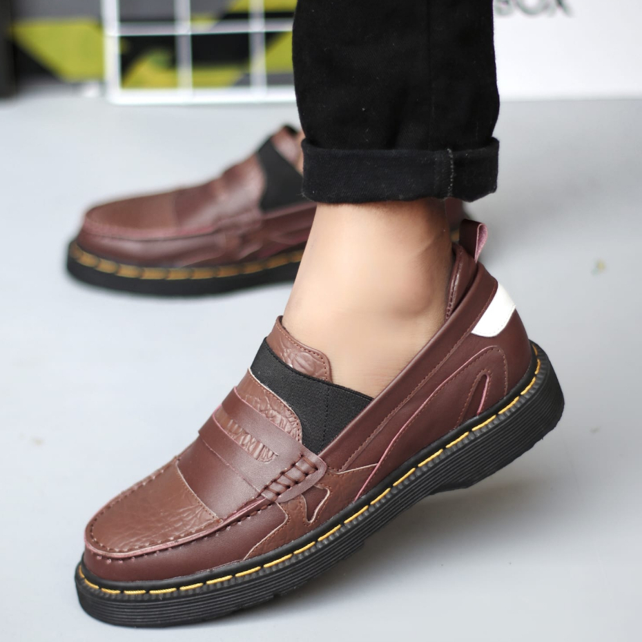 Sepatu Docmart Pria Loafers Pantofel Kulit Asli