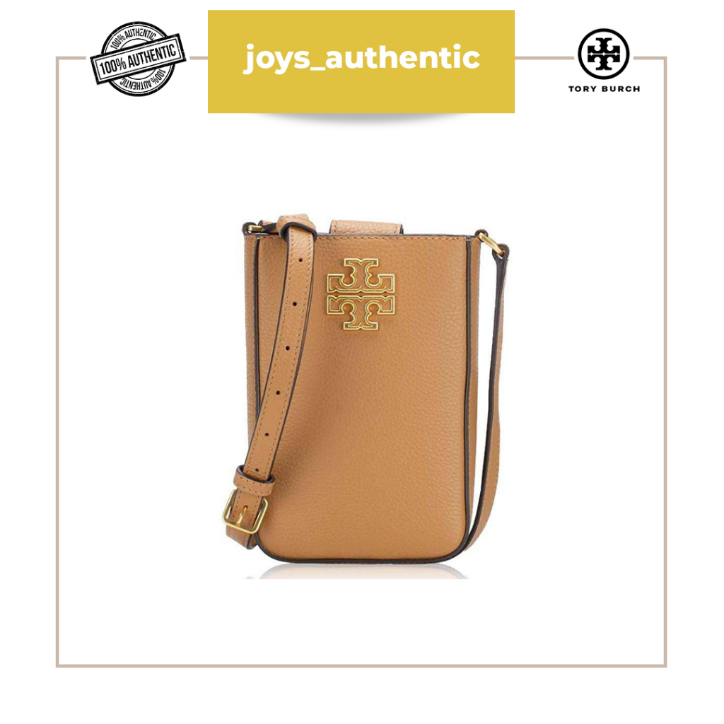 Tas wanita TB Tory Burch Britten phone crossbody tiramisu woman bag authentic original