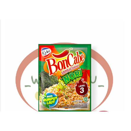 

SACHET Boncabe NORI Level 3 1 Pcs BON CABE Rumput Laut Sambal Tabur fawazhilmi907