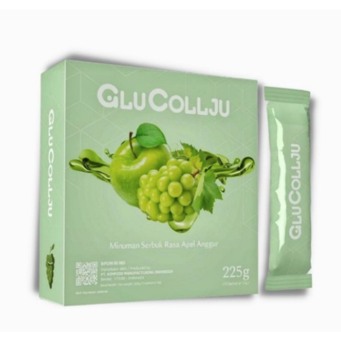 Minuman Collagen Pemutih Badan BPOM dan HALAL Glucollju Original Minuman Pemutih Badan