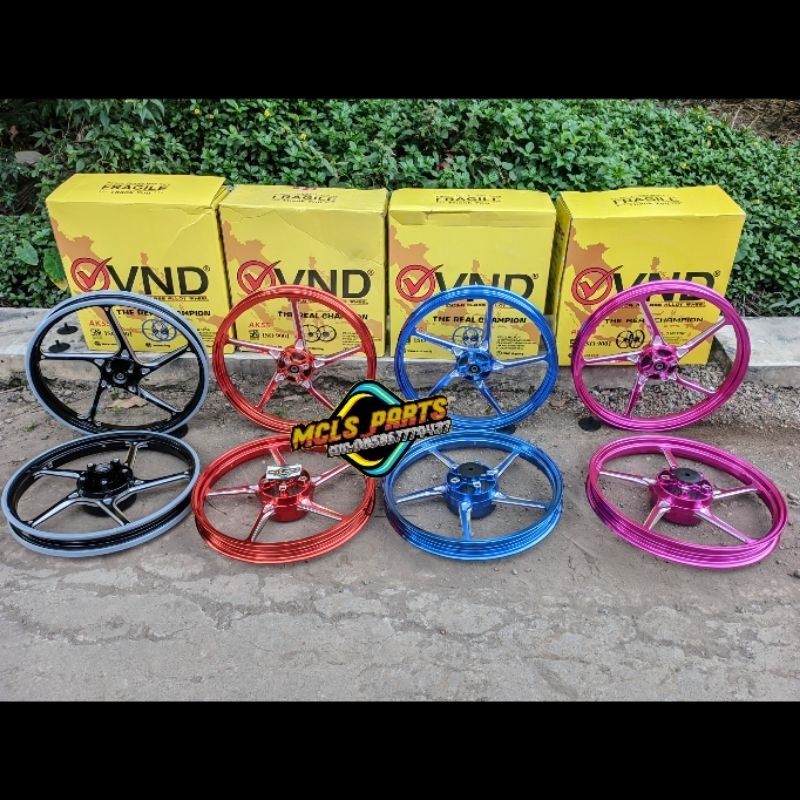 velg vnd ak55 model enkei trx mx king,bisa buat bahan Vixion,cbr,ninja dll