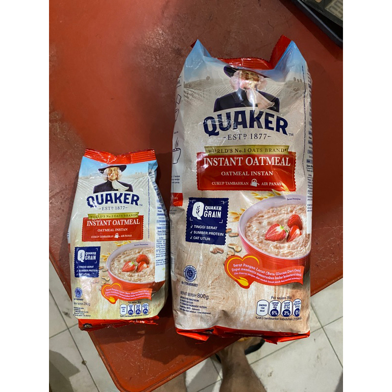 

Quaker instant oatmeal