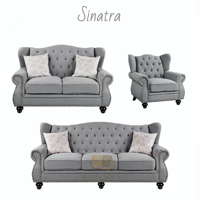 Rama sofa - sofa chesterfield sinatra klasik modern sofa set 321 sofa mewah sofa ruang tamu sofa ret