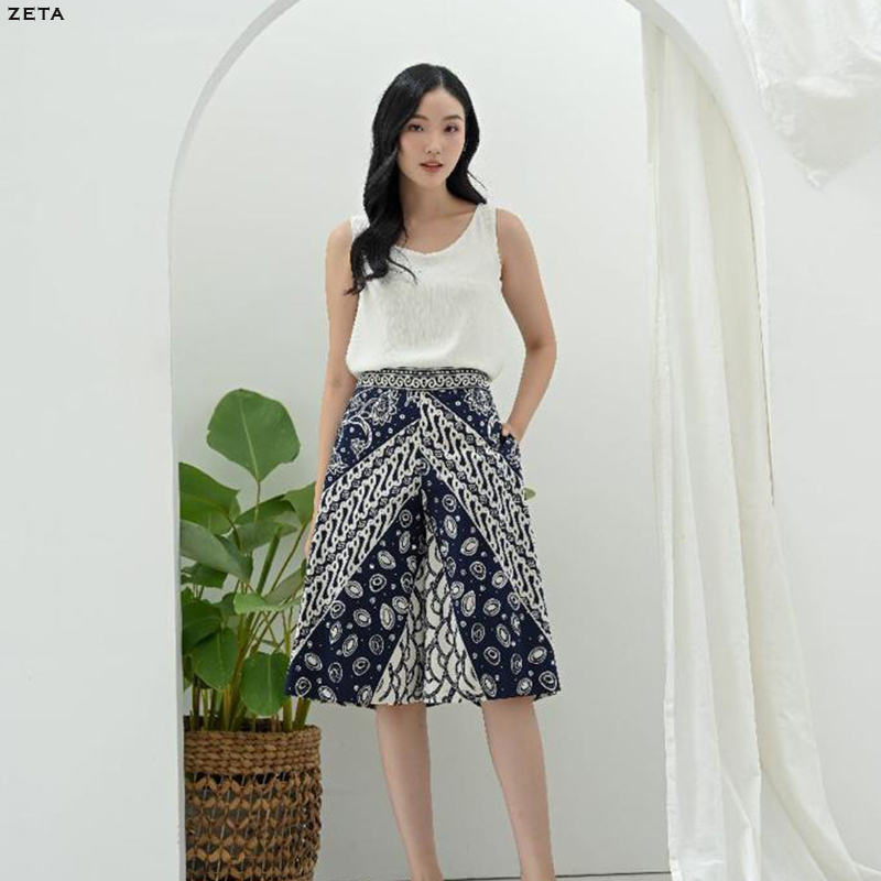 ZETA CULLOTE - Celana Batik Wanita Kulot Wanita