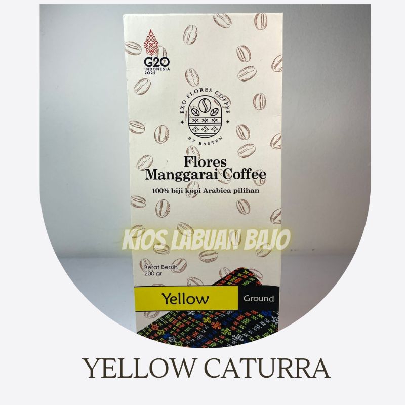 

Kopi Bubuk Yellow Caturra Exo Flores 200gr Oleh oleh Labuan Bajo