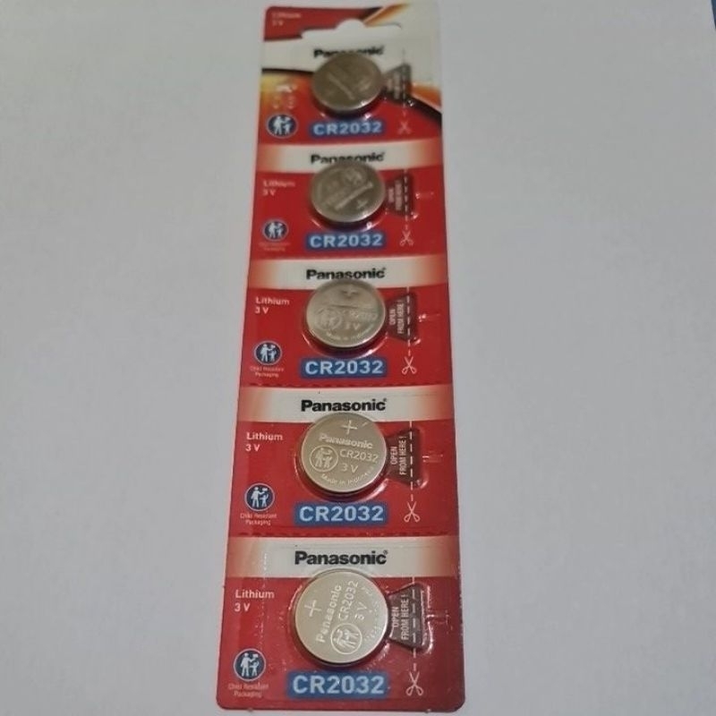 Baterai Batre CR2032 Panasonic Original / Batre Jam CR2032 Ori/ Battery Jam Kancing CR2032 Panasonic