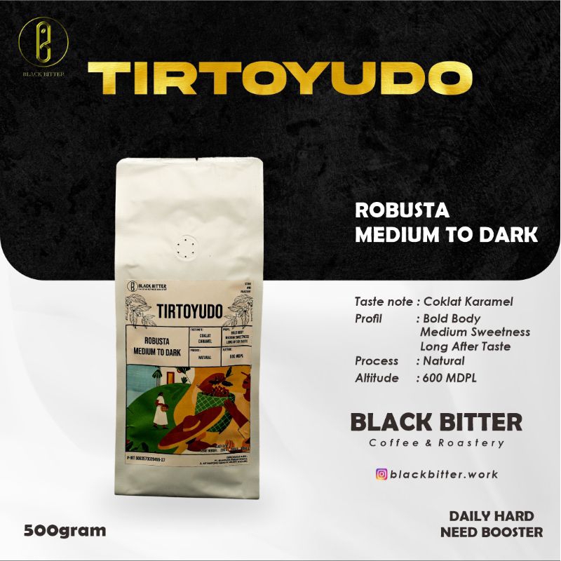 

Kopi Robusta Tirtoyudo 500 Gram - Biji dan Bubuk Kopi Original