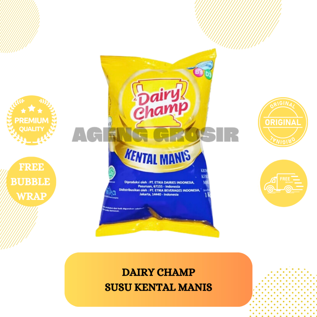 

Dairy Champ Susu Kental Manis 1kg