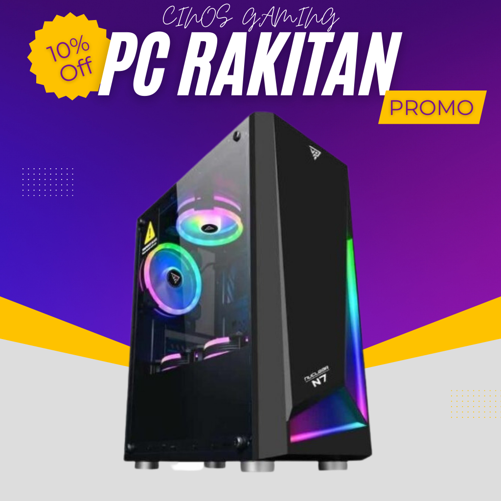 PC GAMING INTEL CORE I5 10400F GENERASI 10 TERBARU