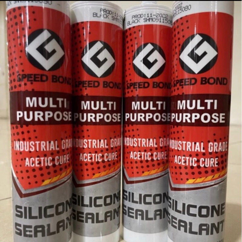 

speed bond Lem kaca sealant model tabung botol tube glass glue harap di tulis di keterangan. Transparan bening & Hitam black & putih susu white