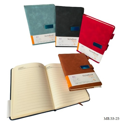 

Notebook Agenda Kancing Magnet MB.53-25 Ukuran A5 - Jurnal Diary Polos