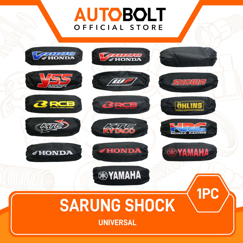 Sarung Cover Shock Depan Vario Honda Polos YSSS WP SHOWA RCB OHLINS KTC Racing KYTACO HRC HONDA Mera