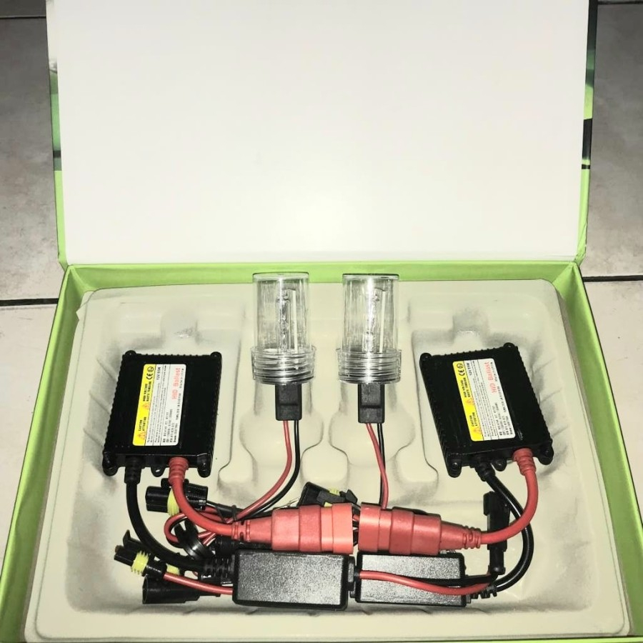 LAMPU DEPAN UTAMA FOGLAMP KABUT HID H1 H3 H7 HB3 9005 HB4 9006 6000K PUTIH - 4300K KUNING MOBIL