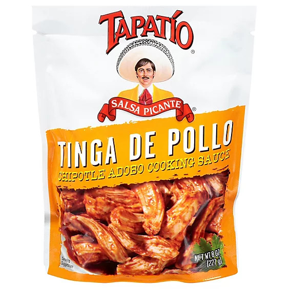 

Tapatio Tinga De Pollo Chipotle Adobo Coooking Sauce Bumbu Ayam Pedas